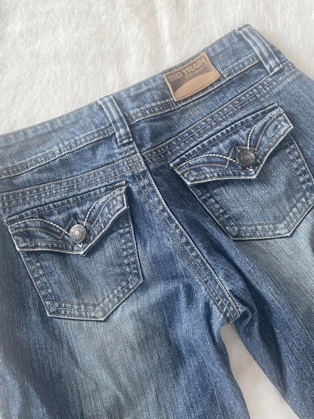 y2k lowrise bootcut capris ♡ osaka big train - Picture 2 of 4